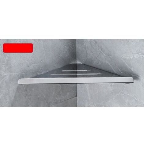 Silver – Shower Shelf and Storage, Corner Shower Shelf, Bathroom Wall Shelf, Stainless Steel