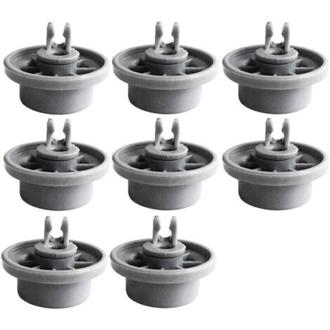 Set of 8 Dishwasher Rollers, Cutlery Basket Rollers, Universally Compatible with Bosch and Siemens Dishwashers, Lower Basket, Model 165314 (1/5)
