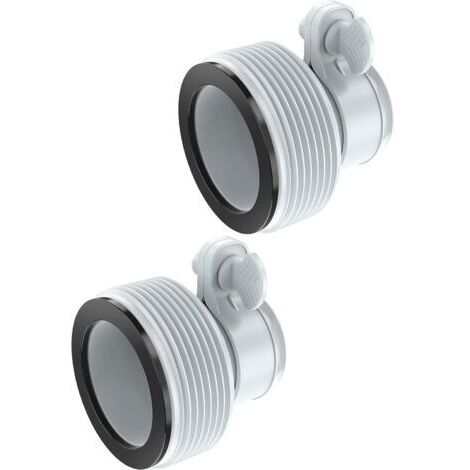 Type B Hose Adapter for Pumps, Pack of 2, Pool Hose Adapter for 1.5" and 1.25" Fittings