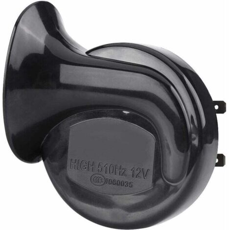 Snail Air Horn, 12V Speaker, Universal Waterproof 110dB 510Hz Loud Electric Air Horn for Motorcycle, Truck, Car