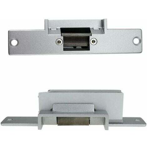 12V DC Access Control Fail Safe NC Narrow-Type Electric Door Strike for Access Control Power Locks (NC Lock, 150mm x 28mm)