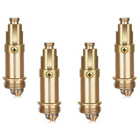 Pop-up flush valve with spring-loaded brass plug for bathroom and kitchen (1/5)