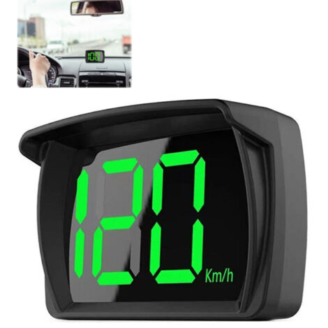 Smart GPS Speedometer, Head-up Display (HUD) with KM/H Indication and Large LED Display for Cars, Trucks, SUVs and Motorcycles
