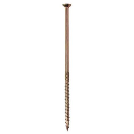 6x150 flat head wood screws, galvanized, bichromate – box of 100 pieces