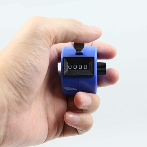 4-Digit Handheld Counter, Set of 2 Mechanical Counters, Battery-Free ...