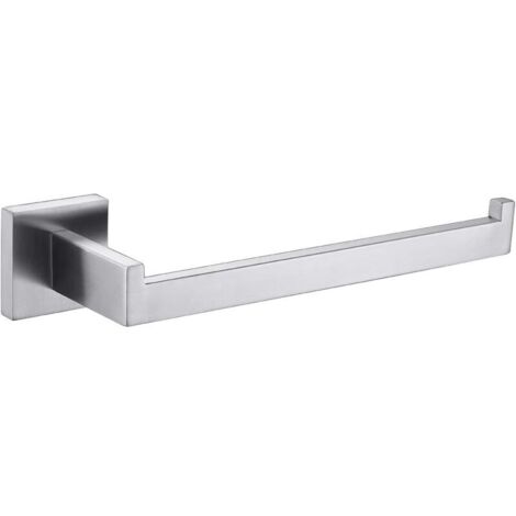 Stainless steel wall-mounted towel rack, suitable for bathroom and kitchen, brushed nickel finish (1/5)