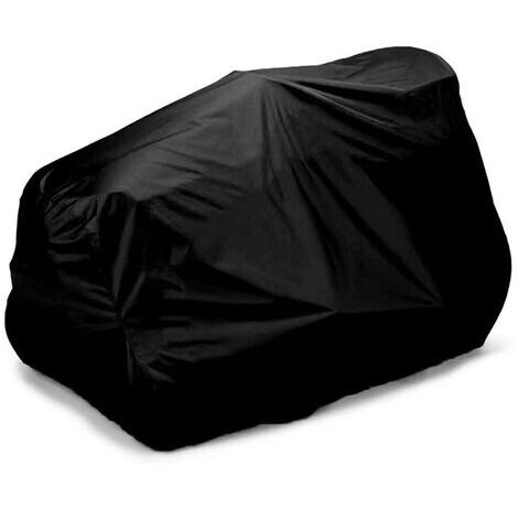 19566112 Lawn Mower Cover – Tractor cover, suitable for cutting decks up to 54 inches (137 cm). Durable 210D Oxford polyester lawn mower cover, universal fit, with drawstring and storage bag. (1/4)