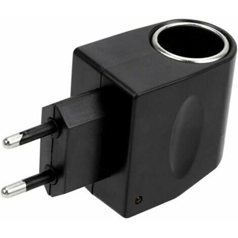 220V to 12V Car Power Converter, AC/DC Inverter Cigarette Lighter Adapter for Electric Cars, Vans and Trucks, Compliant with European Regulations (1/3)