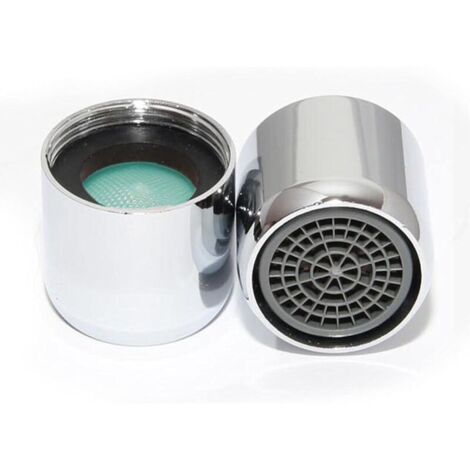 22mm Chrome-Plated Brass Aerator for Kitchen and Bathroom Taps (Internal Thread), Splash-Proof, Water-Saving, with Filter Insert (1/5)