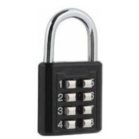 Zinc Alloy 8-Digit Combination Anti-Theft Padlock for Luggage, Wardrobe, Iron Gates, Cabinets, etc. (1/5)
