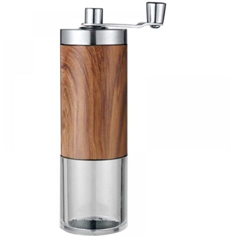 Stainless Steel Manual Coffee Grinder, Ceramic Hand Coffee Grinder for Aeropress, Filter Coffee, Espresso, French Press, Turkish Coffee, Coffee Gift, Bean-to-Cup Coffee Grinder (1/5)