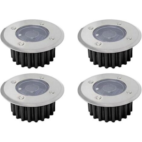 Set of 4 LED Solar Street Lights, Outdoor Lighting, Floor Lamp (1/5)