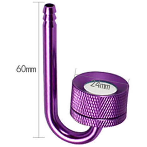 Aquarium Atomizer Diffuser System, Aquarium CO2 Diffuser, Aquatic Carbon Dioxide Reactor, Aquarium Plants (Purple)