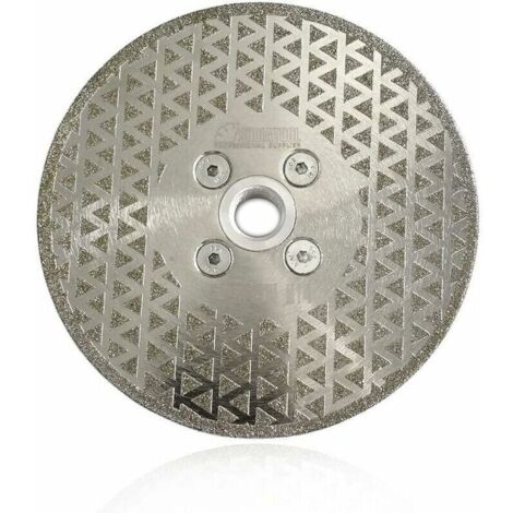 125 mm diamond cutting disc, galvanized on both sides, for cutting and grinding stone, granite, marble and tiles (1/5)