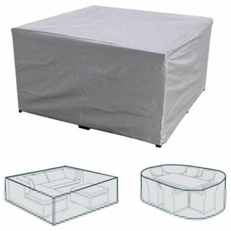(Size: 120 x 60 x 90 cm) Rectangular Garden Furniture Cover, Polyester Waterproof Dustproof UV Resistant Protective Cover for Garden Chairs or Tables