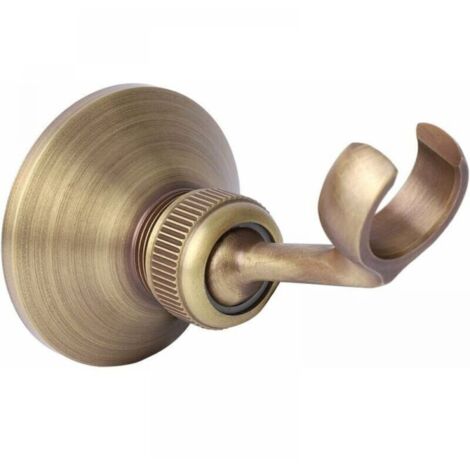 Shower head holder, adjustable galvanized brass shower head support base, domestic bathroom accessory socket, all-copper shower seat (1/5)