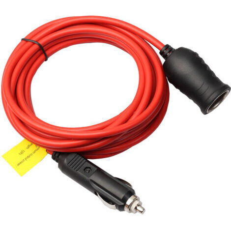 12V/24V 10A Car Cigarette Lighter Extension Cable 3.6/1.5m Plug Type: Charger Female Plug Car Accessory 3.6 Meters (1/4)