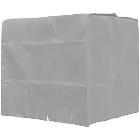 Outdoor Water Tank Protective Cover, 1000L IBC Container Waterproof and Dustproof Oxford Fabric Sunscreen Garden Equipment (Silver) (1/5)
