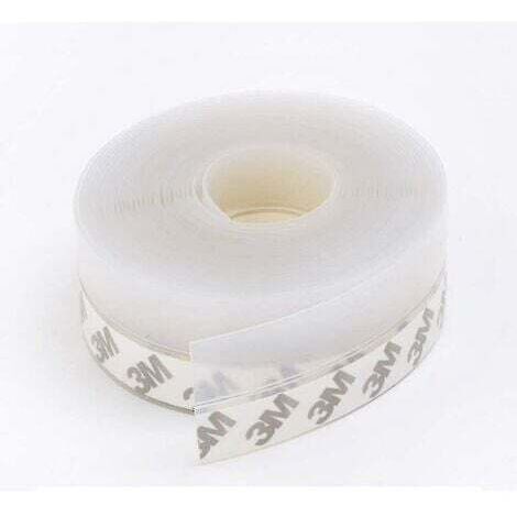 10m Clear Silicone Sealing Strip, Door Bottom Sealing Strip, Waterproof, Windproof and Dustproof (1/2)