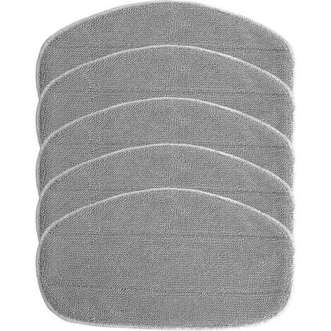 Replacement pads for Leifheit Cleantenso steam cleaners – deep steam cleaning pads, 5 microfibre replacement pads (1/5)