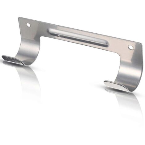 Wall mounted ironing board hook, double ironing board hanging device