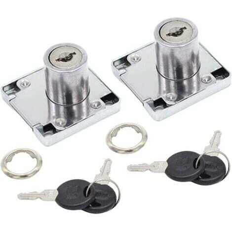 Furniture lock, surface mount lock with key, cabinet lock, cabinet lock, cylinder lock, furniture lock, surface mount lock with key set for cabinet, mailbox (1/4)