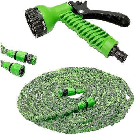 (200ft) Expandable Garden Hose with 7-Function Paint Sprayer (1/4)