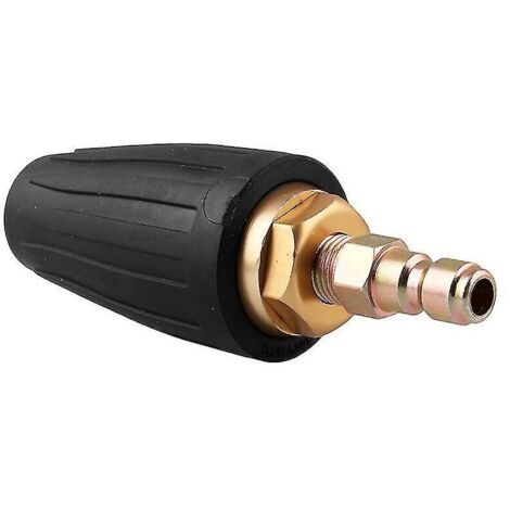 Pressure Washer Turbo Nozzle, 3000 PSI Rotating Turbo Nozzle with Quick Connect, 3.0 Inch Turbo Nozzle, 3.0 GPM for Car and Garden Cleaning (