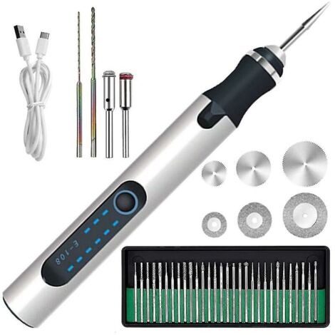Electric Engraving Pen, Mini Rechargeable Engraving Pen, 300mAh