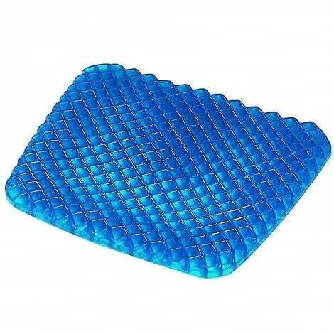 Gel seat cushion, non-slip, breathable, anti-decubitus (1/2)