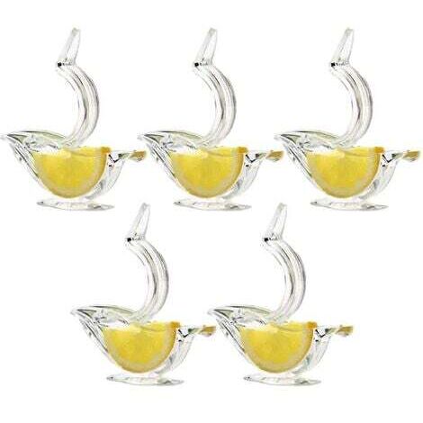 Set of 5 Acrylic Manual Juicer/Tweezers, Practical Transparent Juicer for Home Use (1/3)