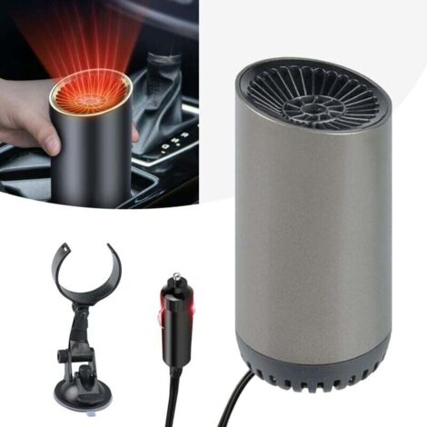 150W 12V Car Heater with Defroster Function, Cup-Shaped Car Heater, Fast Heating, Mini Car Heater with 180° Rotation Function (1/5)