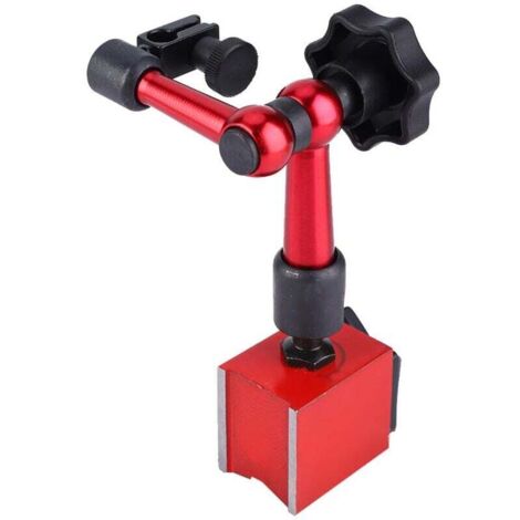Magnetic Dial Base Support, for Measuring Narrow or Recessed Areas, Measuring Range 0-0.8mm