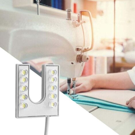 Sewing machine lamp, flexible LED gooseneck lamp with magnetic mounting base for crafts, for sewing machine