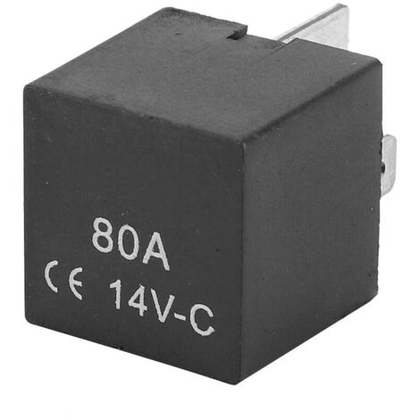 Ej.Life 4-Pin Relay Socket, 12V 70A 80A Car Automatic Relay Socket 4-Pin Vehicle Alarm Relay