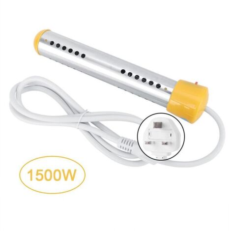 1.5 m 1500 W anti-scalding electric immersion heater water boiler travel basin 220 V UK