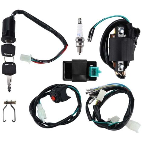 HIAORS Ignition Coil & CDI Box Kit - 5 Pin Compatible With 50cc-110cc Chinese ATV, Dirt Bike & Quad Parts