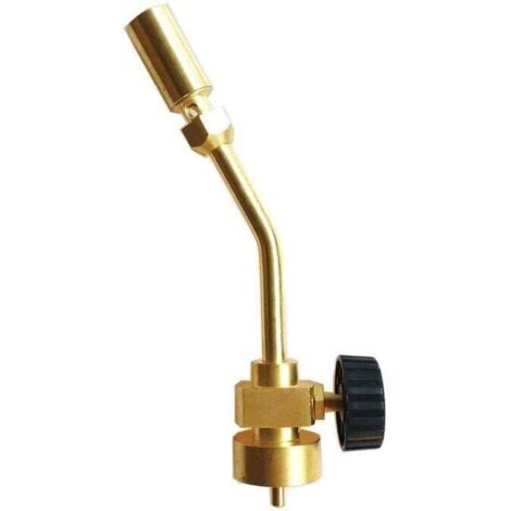 MAPP Propane Heating Torch for Gas Burner Connection CGA600 (1"-20UNEF) Brazing Gas Welding Torch for 14.1 to 16 oz Cylinder