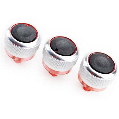 Set of 3 AC Air Conditioning Control Buttons, AC Fan Control Button Replacement for Car Air Conditioner for Peugeot 206/206+/207 (1/5)