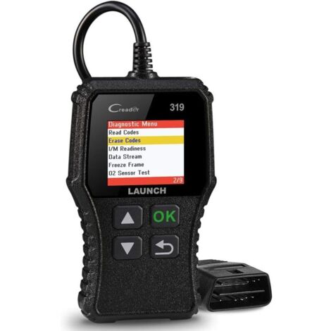Launch CR319 OBD2 Engine Error Code Reader with EVAP/O2 Sensor Test, Car Diagnostic Tool with DTC Lookup to Clear Engine MIL Light (1/5)