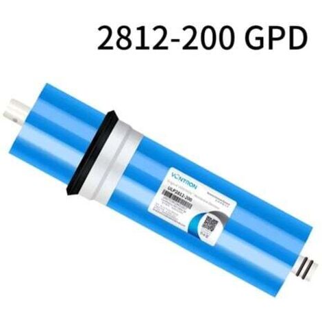 Vontron RO Membrane 200 GPD, 2812-200 GPD, under-sink domestic RO drinking water purification system
