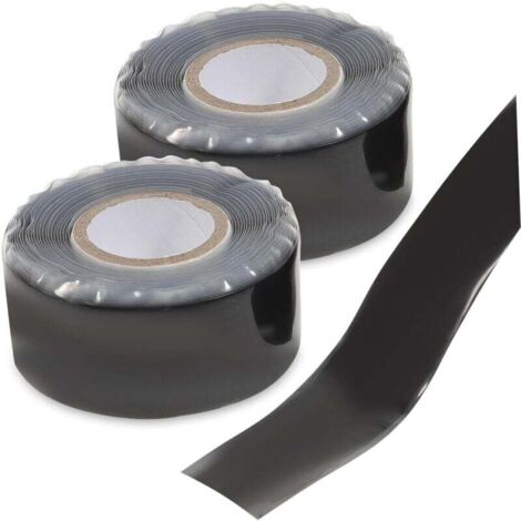 Pack of 2 Water Pipe Repair Tape, Plumber's Repair Tape, Freezer Tape, Wire Tape, Vinyl Adhesive Tape, Dishwasher Hose, Refrigerator Rubber
