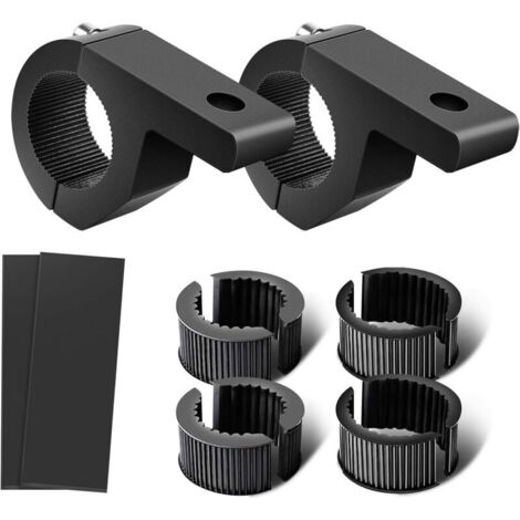 19-32mm Work Light Bracket, Universal Clamp Mount for Motorcycle, 4x4, ATV, UTV, Truck, Boat, Roof Rack (0.75"-1.25") 2 Pieces