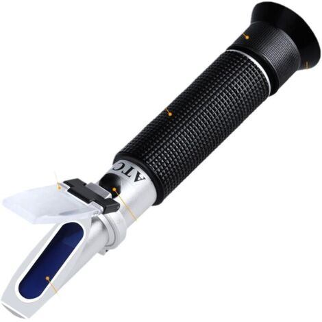 High Precision Alcohol Refractometer 0-80% v/v, Portable Alcohol Content Measuring Tool, Portable Alcohol Meter Refractometer for Bourbon Vodka Gin Whisky Scotch etc.