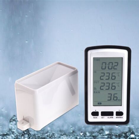Wireless electronic rain gauge, high-precision portable radio ...
