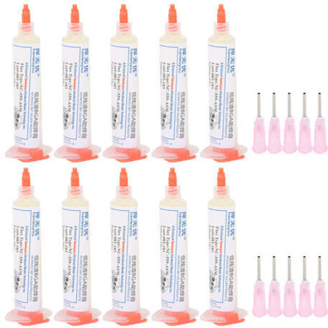 Low residue soldering paste NC-559-ASM soldering flux with needle dispensing tool
