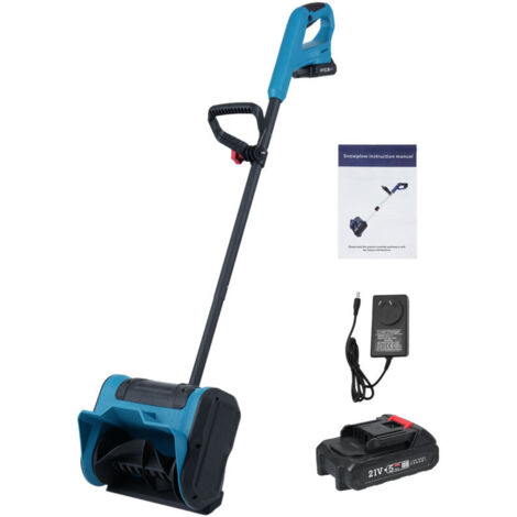 Cordless Snow Shovel, 21V, Cordless Snow Blower 4Ah, Snow Blower with Battery & Charger