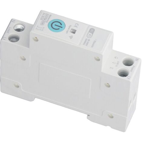 WiFi Circuit Breaker, Remote Control Switch Circuit Breaker, AC 90-300V Threshold Setting for Monitoring Home Appliances (63A)