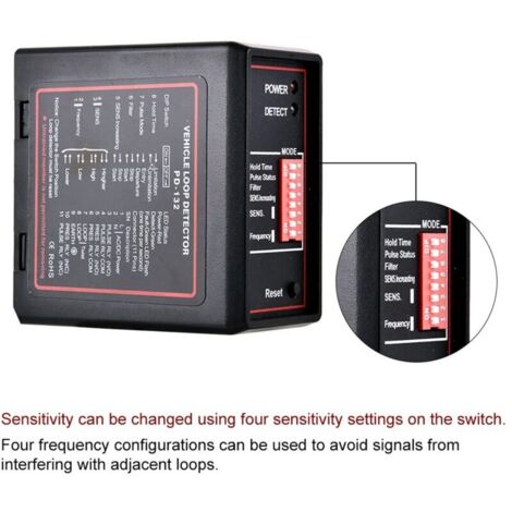 Inductive Vehicle Loop Detector for Car Parking Barrier Loop Detectors ...