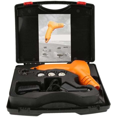 Electric calf dehorner, bloodless iron dehorner, fast heating, cattle, lamb, farm dehorning tool, electric grinder, electric dehorner tool (European regulations) (1/5)